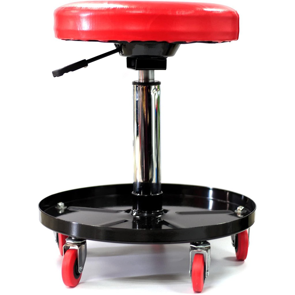 GHẾ NGỒI ĐÁNH BÓNG XE XOAY 360 ĐỘ MAXSHINE DETAILING STOOL – WITH TOOL TRAY 702301