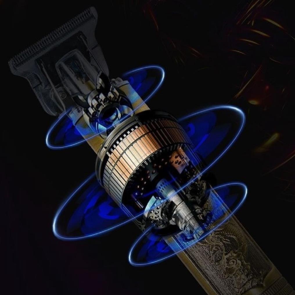 Tông đơ cắt tóc sạc nhanh chuyên nghiệp chấn viền TH 8002, Tăng đơ cắt tóc chấn viền cao cấp Tặng kèm nhiều phụ kiện