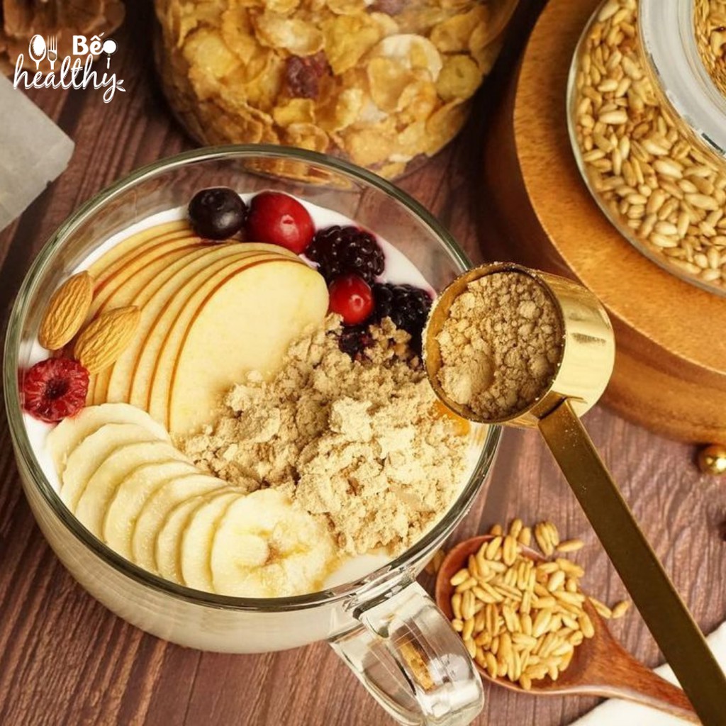 Bột yến mạch nguyên chất Úc dùng làm bánh đắp mặt nạ dưỡng trắng da - Bếp healthy Hà Nội