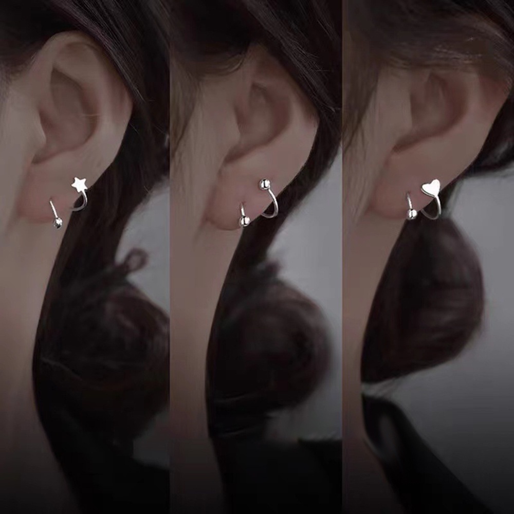 Đôi Bông Tai Mạ Bạc 925 Hình Hoa Cúc Dễ Thương Cho Nữ