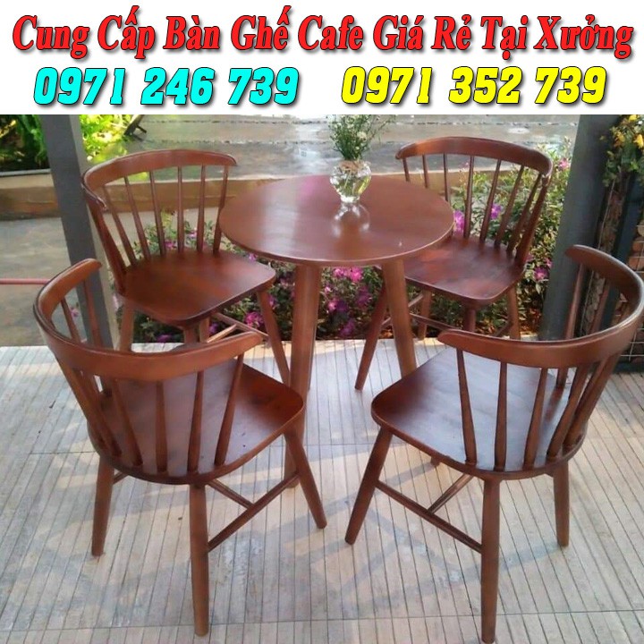 Ghế gỗ cafe cao cấp giá rẻ tại xưởng