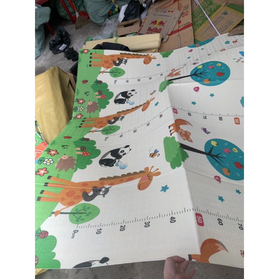 Thảm trải sàn xốp XPE 2 mặt phủ Silicone mẫu đẹp chống thấm tuyệt đối kèm túi 1m8 - 2m (hàng có sẵn giá sỉ)