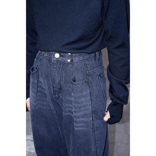 Quần Denim DECAO Gập Cạp