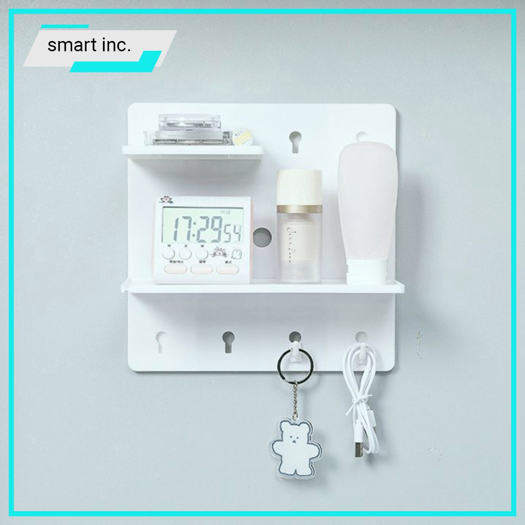 Kệ Bảng Dán Treo Tường Pegboard Nhựa Đục Lỗ Decor Trang Trí Nhà Cửa