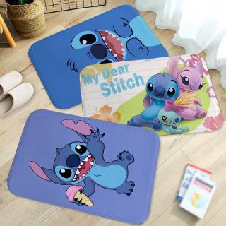 Thảm trải sàn lau chân chống trượt phong cách Disney Mat Lilo & stitch để nhà bếp/ nhà tắm tiện lợi 40X60CM 