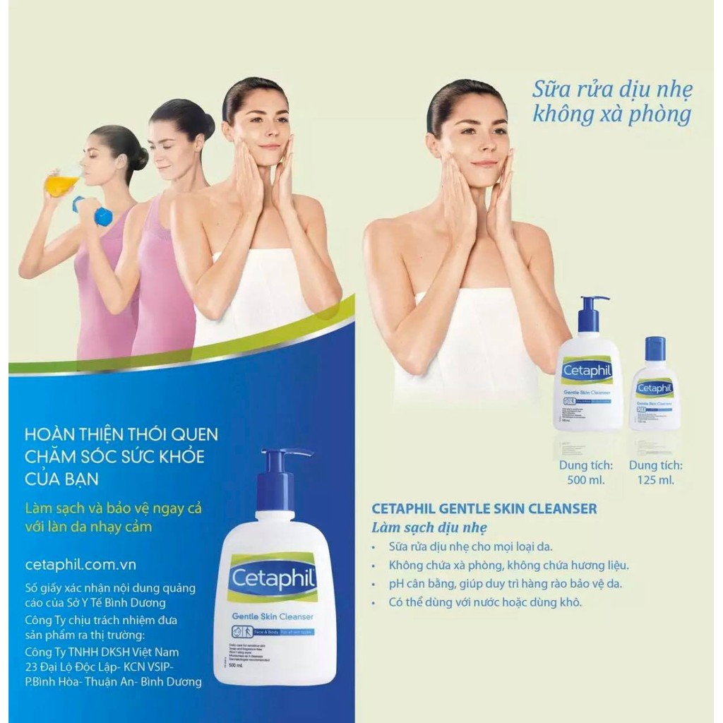 Sữa rửa mặt Cetaphil Gentle Skin Cleaner 591ml Canada