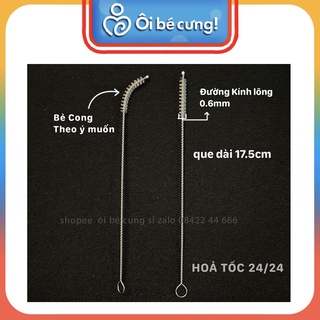 [Mã giảm giá 15.000] combo 200 Que Cọ Rửa Ống Hút 18cm thép không rỉ vệ sinh ống hút cao cấp - OIBECUNG PK.02