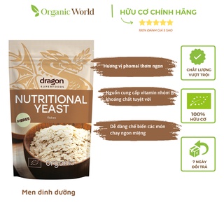 Men dinh dưỡng hữu cơ Nutritional Yeast Dragon Superfoods 100g