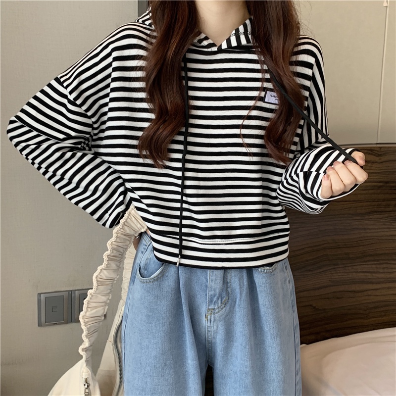 IELGY  Áo sweater Dáng Rộng Ngắn Thiết Kế IELGY niche Sang Trọng Cho Nữ