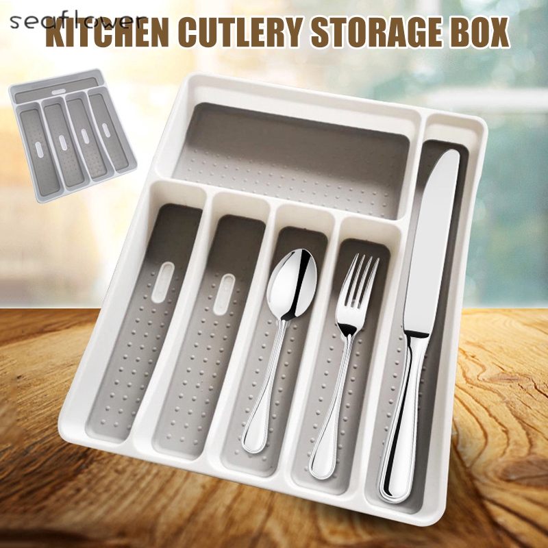 Khay đựng sắp xếp muỗng nĩa nhỏ gọn cho nhà bếp
