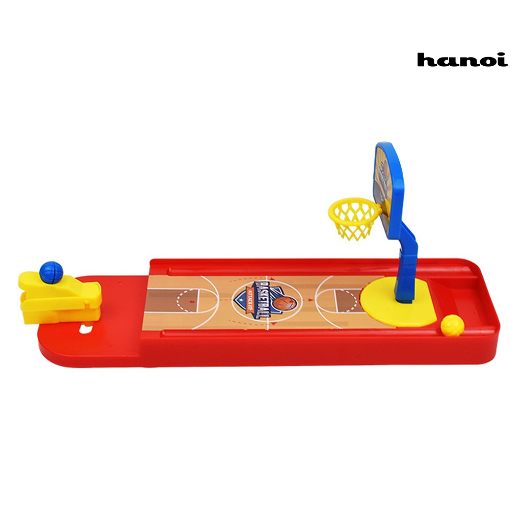 [QL]Mini Desktop Basketball Shooting Toy Pinball Launcher Game Kids Educational Gift