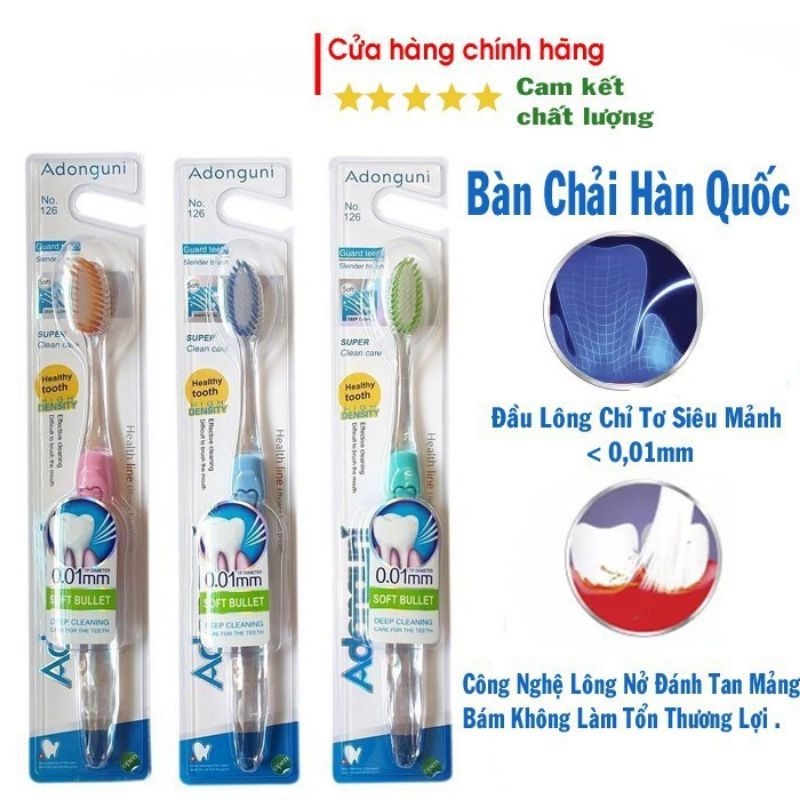 Bàn chải đánh răng sợi siêu mềm, siêu mảnh 0.01mm