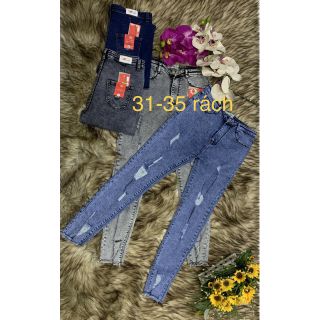 (70kg) quần jean rách size lớn