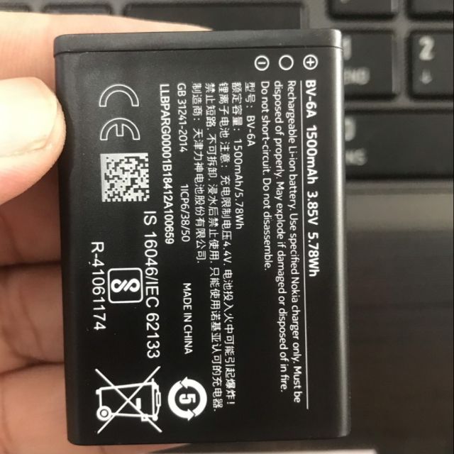 Pin xịn Nokia 8110 4G | TA-1059 TA-1071 TA-1048 | BV-6A 1500mAh bảo hành 6 tháng