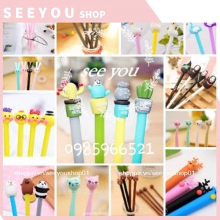 Sỉ Combo 100 Bút Cute ( Mix từ 20 mẫu hoặc Khách tự chọn)