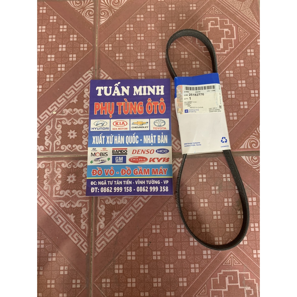 Dây curoa máy phát, dây curoa điều hòa Spark 2012-2019  Matiz4 Matiz Groove