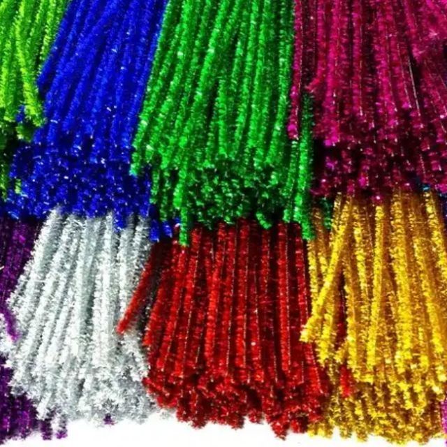 Bó 100 Cây Kẽm Xù Kim Tuyến Tạo Hình Làm Đồ Thủ Công Handmade Và Trang Trí