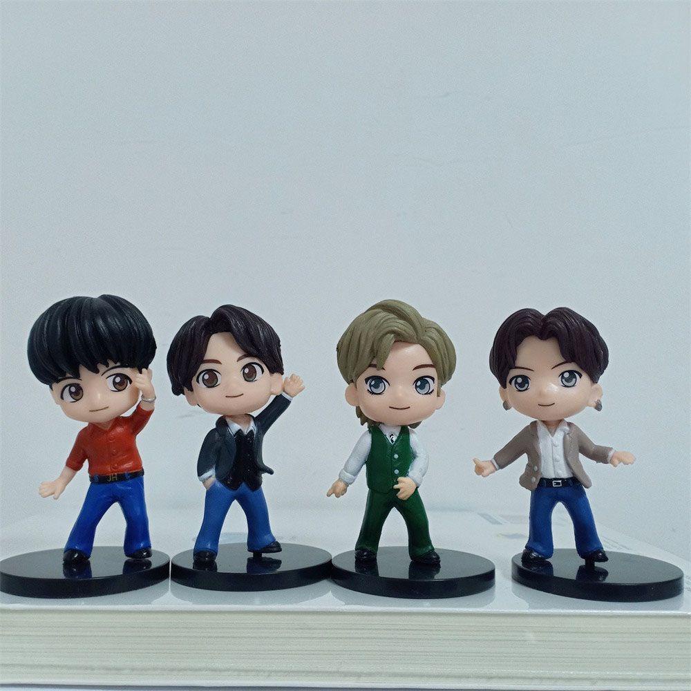 Set 7 Mô Hình Nhân Vật Phim Hoạt Hình Bangtan Boys