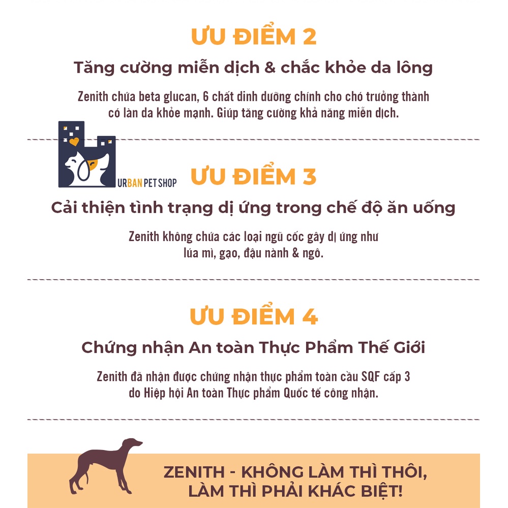 1.2Kg/3kg_THỨC ĂN HẠT MỀM CHÓ TRƯỞNG THÀNH ZENITH ADULT
