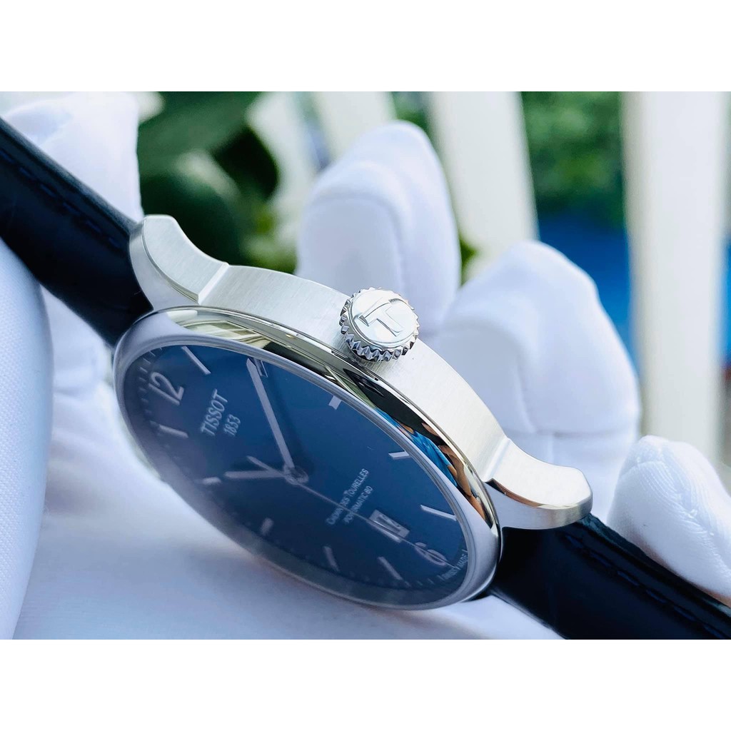 Đồng hồ nam chính hãng Tissot Chemin Des Tourelles Blue - T099.407.16.047.00 - Máy cơ - Kính Sapphire