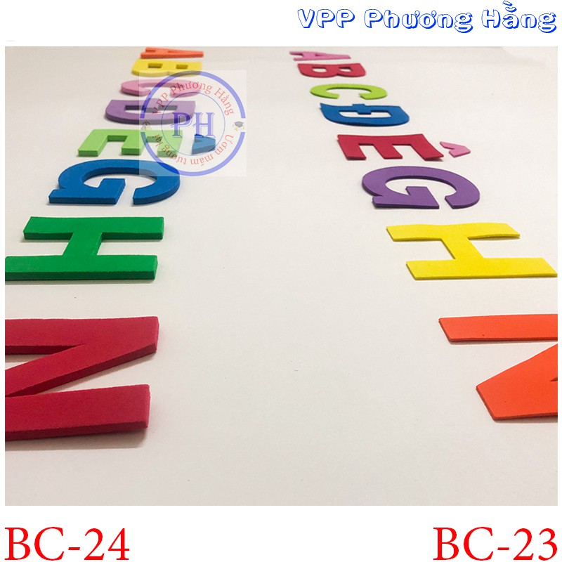 Bộ chữ cái tiếng việt in hoa bằng xốp. Dạy bé học chữ dễ dàng