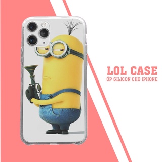 Ốp lưng dẻo minion cầm súng cho iphone 6 - iphone 13 nvhh20210050