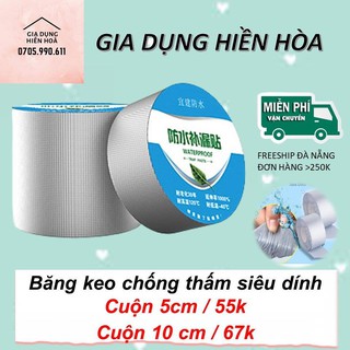 Băng keo siêu dính chống thấm Nhật Bản | Cuộn băng dán chống thấm nước khổ 5cm, 10 cm