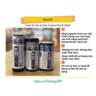 Cuộn túi rác tự huỷ có quai Inochi