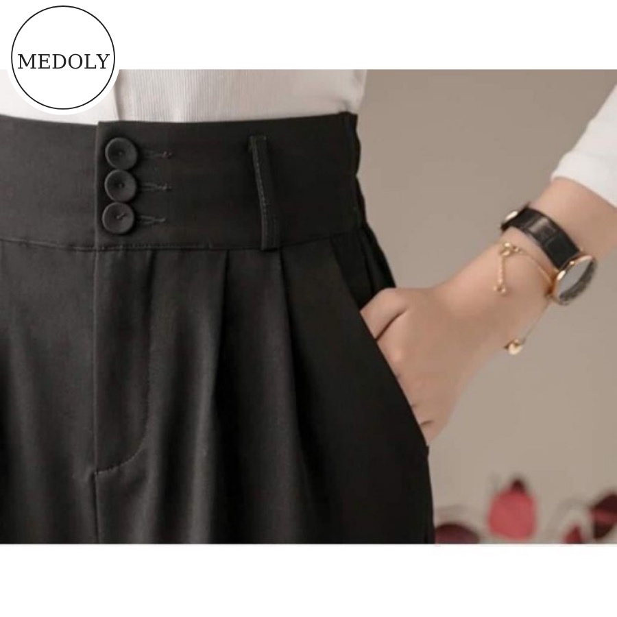 BAGGY TÂY VẢI TUYẾT MƯA CẠP CAO 3 NÚT ỐNG VỪA | BigBuy360 - bigbuy360.vn