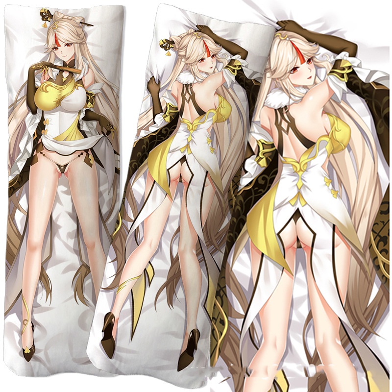 Vỏ Gối In Hình Game Genshin Impact Dakimakura Quyến Rũ Tự Làm