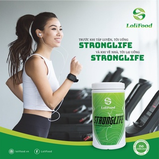 Ngũ cốc dinh dưỡng cao cấp stronglife, bột ngũ cốc dinh dưỡng cho người tập gym, tăng cân, giảm cân | lolifood