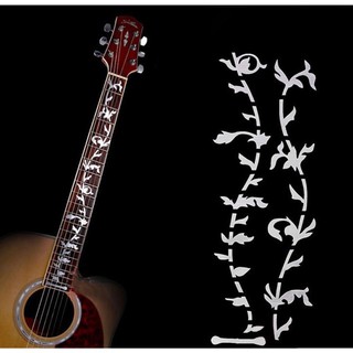 Miếng dán cần đàn guitar (họa tiết lá xanh)