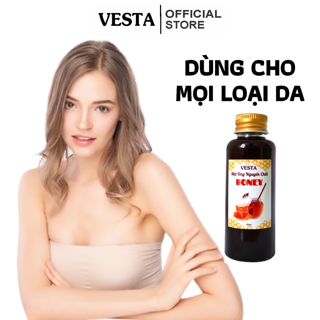 Mật Ong 🍯𝑭𝒓𝒆𝒆𝒔𝒉𝒊𝒑🍯 Mật Ong Hoa Cà Phê - Mật Ong Rừng Nguyên Chất Vesta 50ml