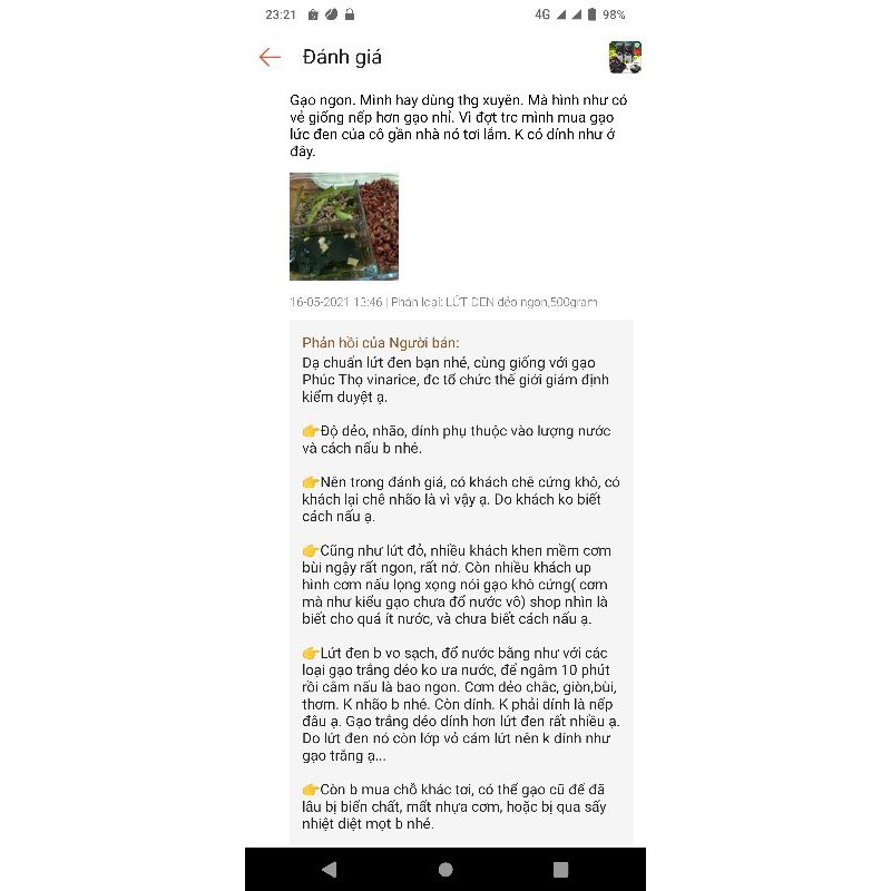 Gạo Lứt Đen Ăn Kiêng Dẻo thơm tự nhiên