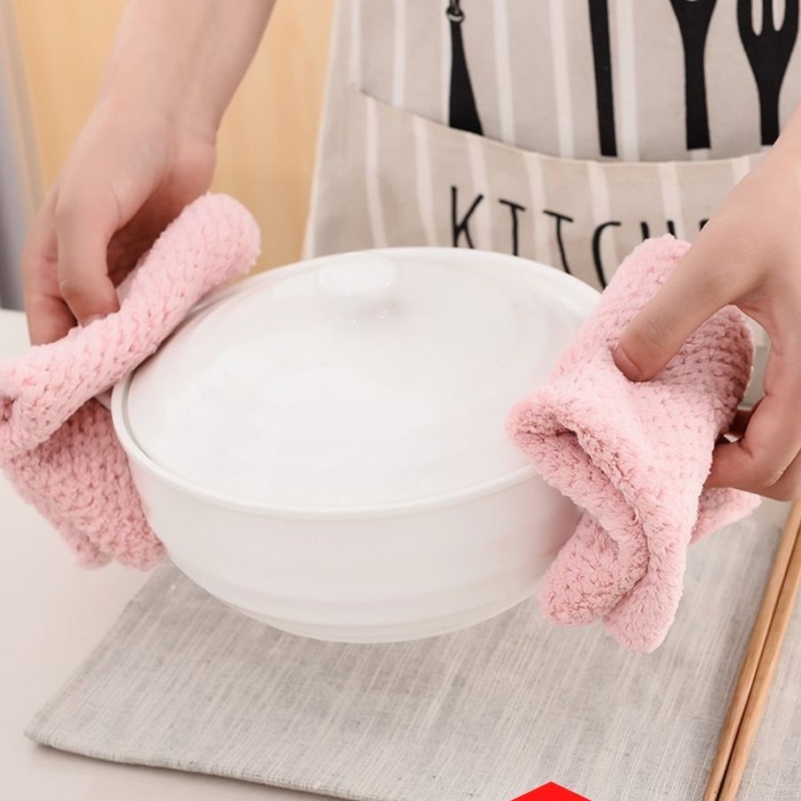 Khăn Lau Tay Riotex Xuất Hàn Có Móc Treo Tiện Lợi Cho Nhà Bếp