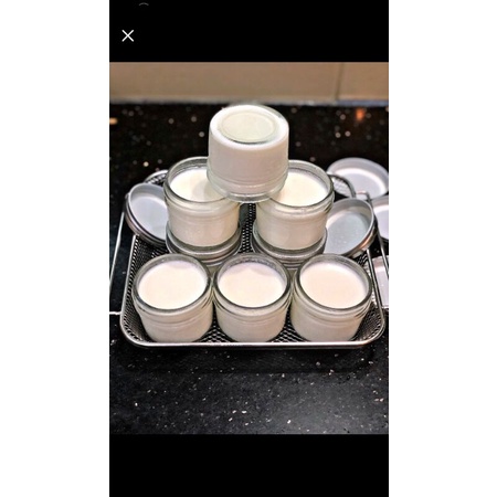 COmbo 5 hũ thủy tinh 100 ml nắp màu nhôm bạc