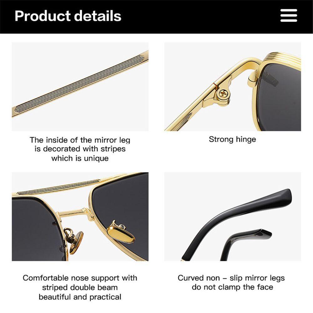 YVE Kính Mát Phân Cực Phong Cách Retro Oversized Cho Nam