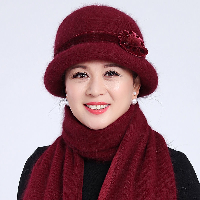 Mũ len ấm áp thu đông cho người trung niên và người già