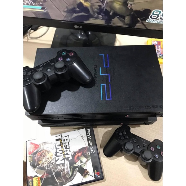 Máy chơi Game Nhật PS2  + 2 tay card hack ổ cứng full game