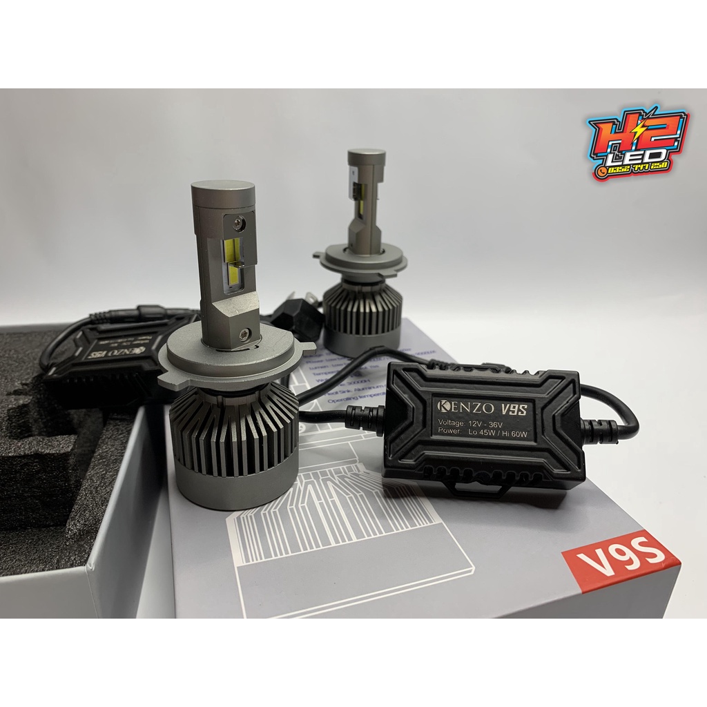 Bóng LED KENZO V9S chân H4 45-60W