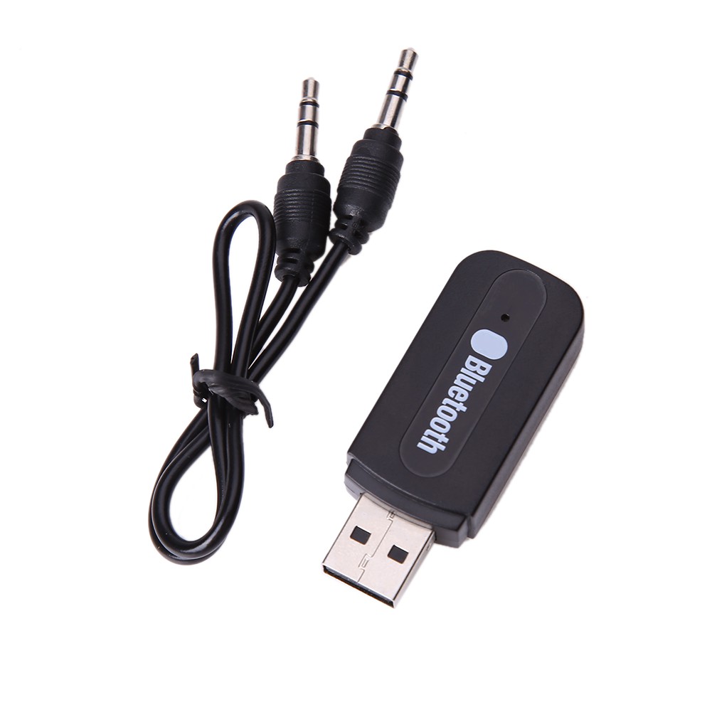 COD 3.5mm Stereo Audio Music Speaker Receiver Adapter Dongle USB Bluetooth Wire