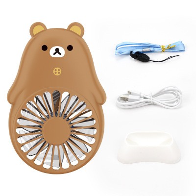 QS4 Quạt sạc mini quạt usb quạt gấu lợn báo hồng quạt cute quạt dễ thương | BigBuy360 - bigbuy360.vn