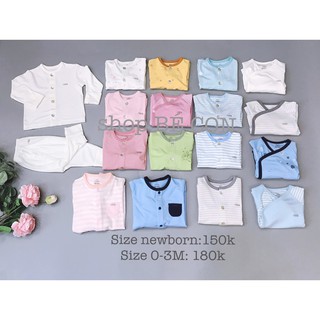 Tổng hợp bộ dài tay sơ sinh Nous cho bé (nhiều mẫu)