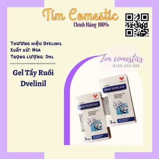 [CHÍNH HÃNG] Gel tẩy nốt ruồi, mụn cóc, mụn thịt, tàn nhang, sẹo lồi Develinil chính hãng của Nga (3ml)