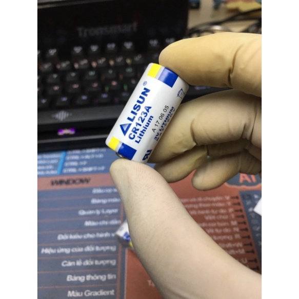 Cặp Pin CR123A 3V 1500mA Lithium, Pin 3V Cho Máy Ảnh ,Đèn Pin, Mạch PLC  - PinChinhHang HN