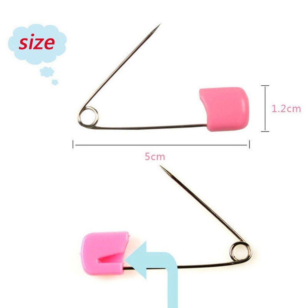 ELLSWORTH Set 50 Ghim Cố Định Tã Em Bé Nhiều Màu Sắc Tiện Dụng