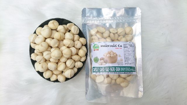 250gram NHÂN HẠT MACCA ĐĂKLĂK NHÀ TRỒNG (SẤY CHÍN) hạt mac ca