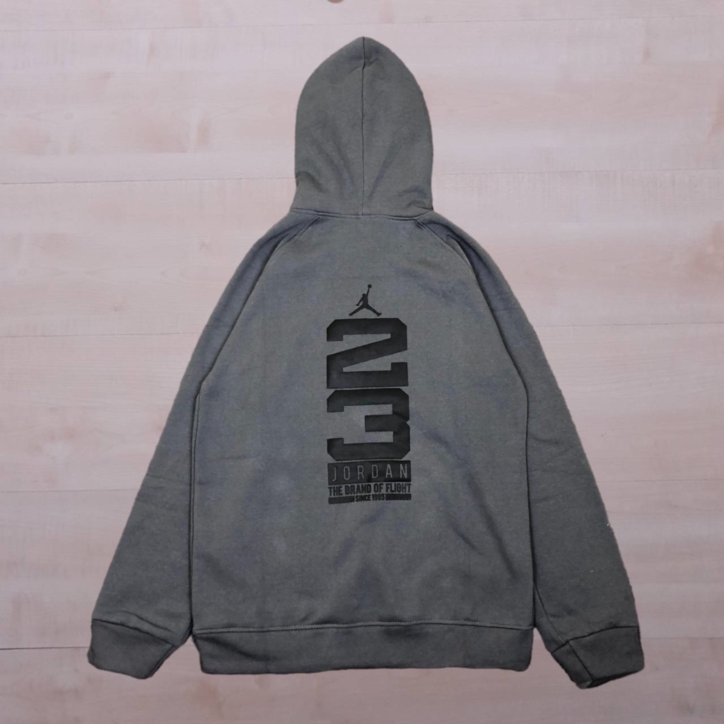 Áo khoác HOODIE JORDAN JUMPMAN 23 DARK xám