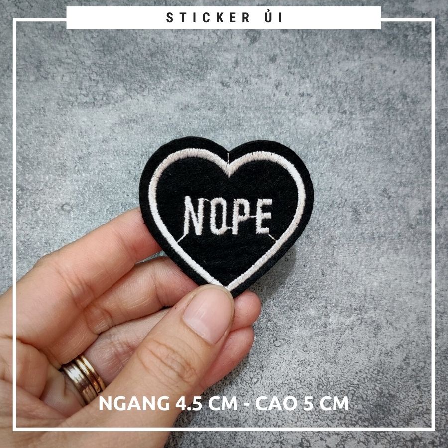 Sticker ủi áo Cao cấp - CÓ SẴN KEO ỦI - sticker vải dùng làm miếng vá áo, phụ kiện trang trí quần áo, balo, giày, nón