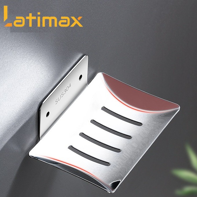 [Mã BMBAU50 giảm 7% đơn 99K] Kệ Để Xà bông Tắm Dán Tường Inox 304 Latimax KXB01 - Tặng Keo Dán Chuyên Dụng